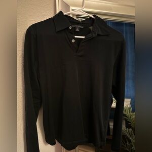 Banana Republic Dark navy Long Sleeve Polo Shirt